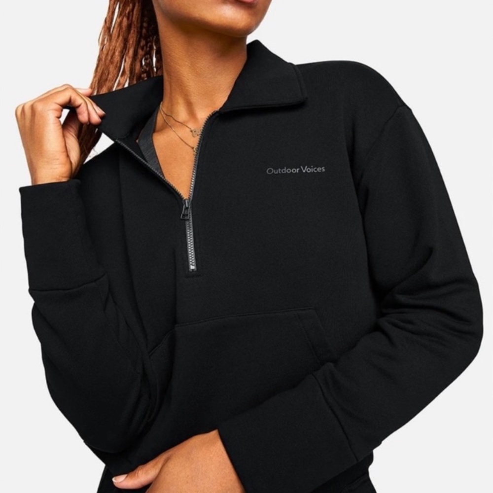 Outdoor Voices Cotton Terry Half-Zip